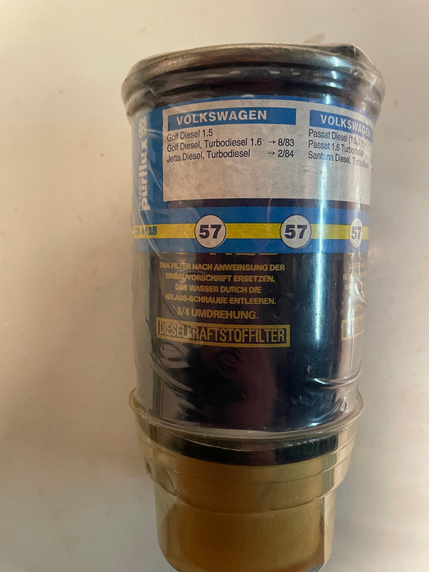 Filtre à gasoil PURFLUX 57 ( CS 412B )