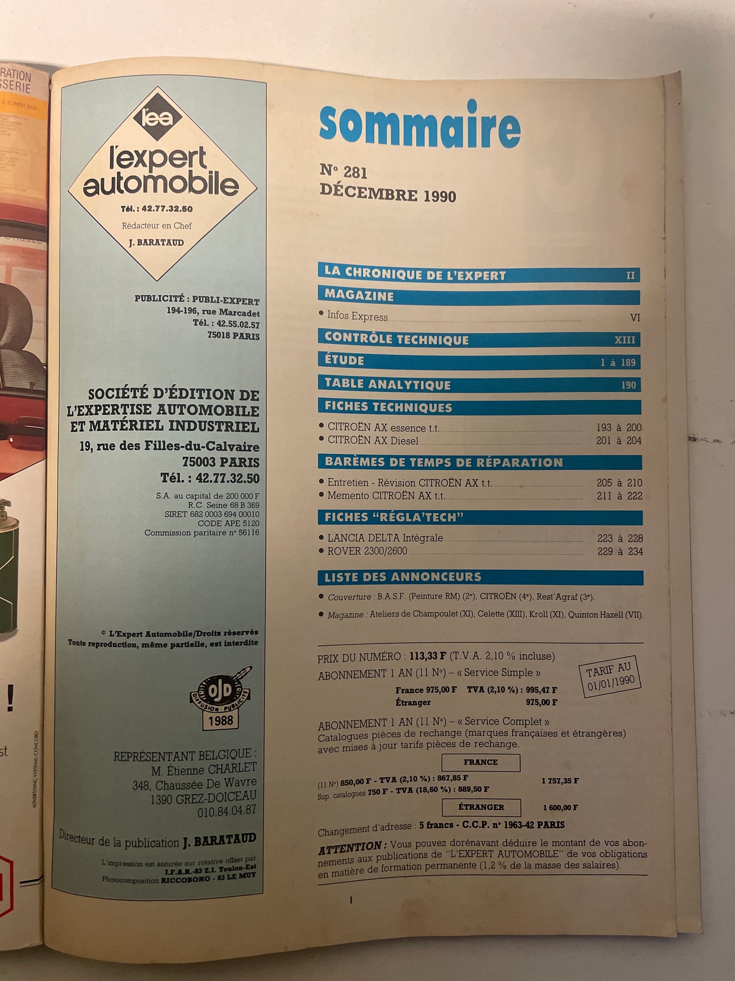 Revue technique CITROEN AX