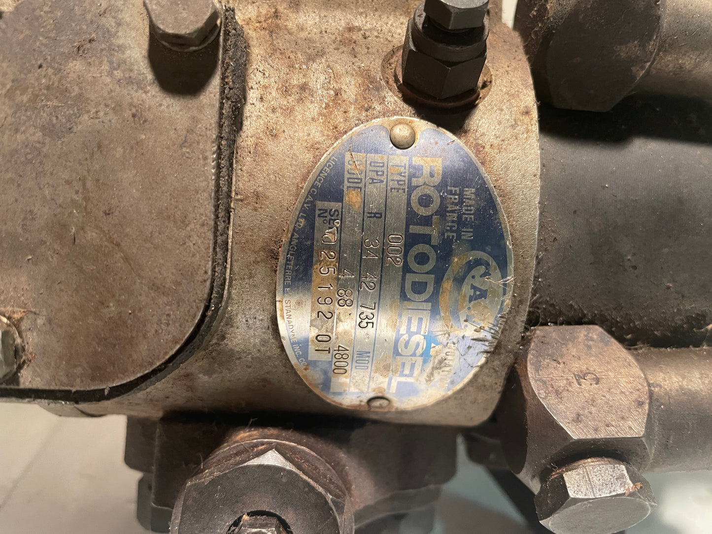 Pompe à injection ROTO DIESEL DPAR3442735