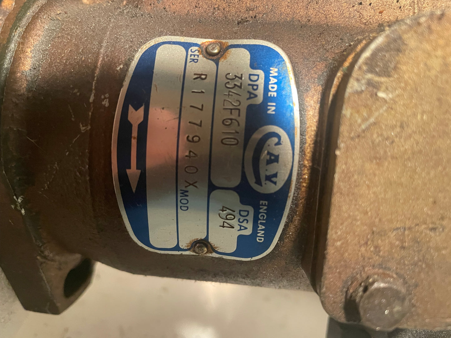 Pompe à injection CAV DPA3342F610