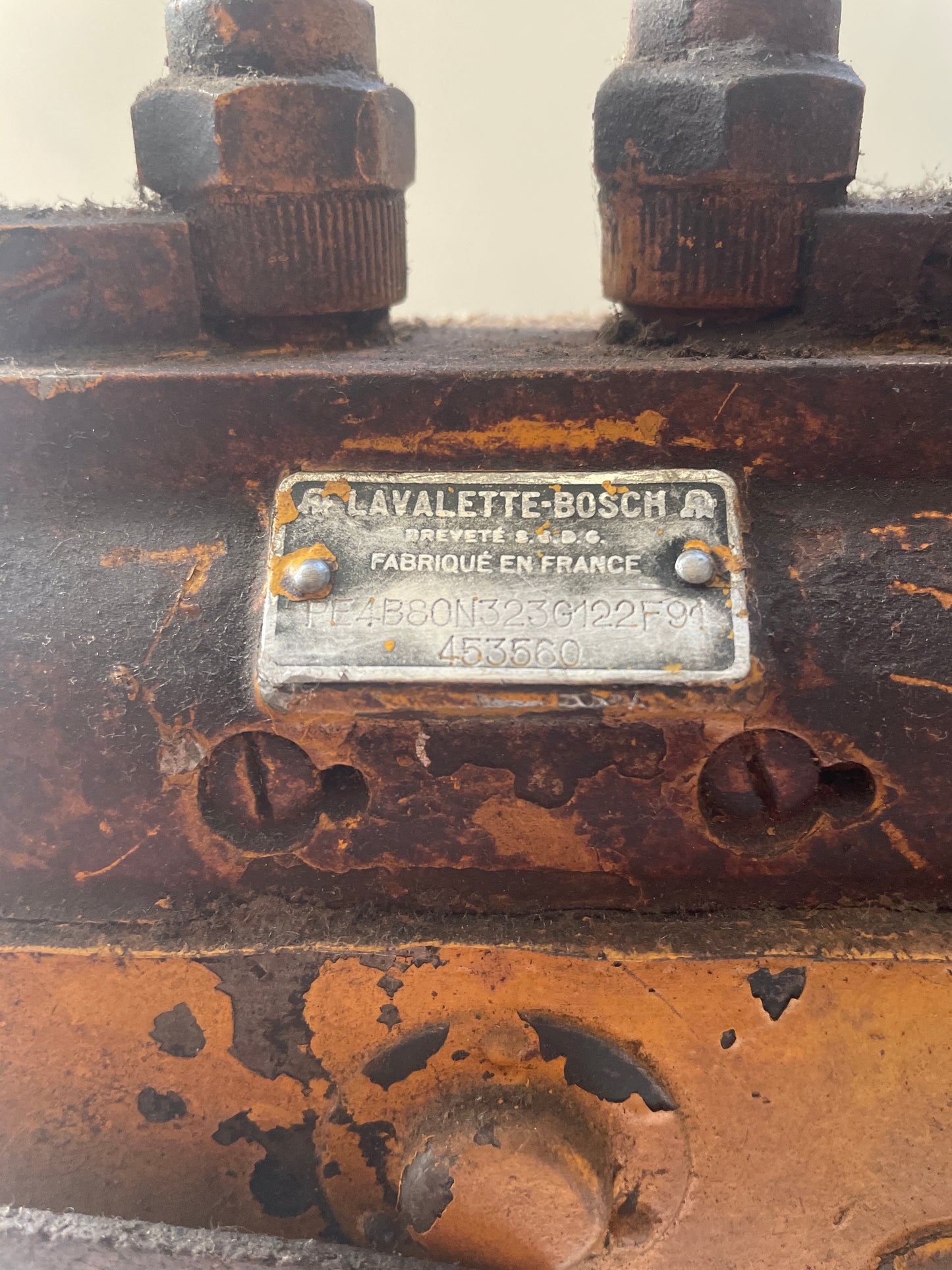 Pompe à injection LAVALETTE PL4B80N3230122F91