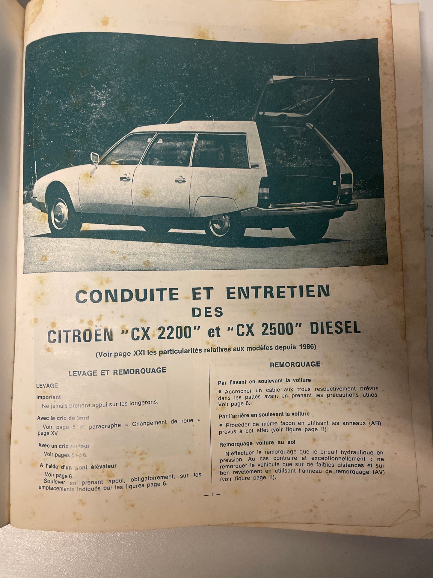 Revue technique CITROEN CX