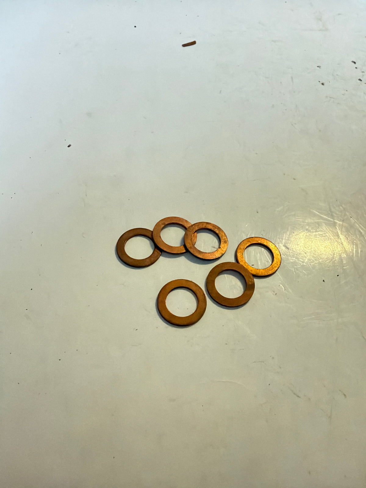 Lot 6 Joints de raccord 16 x 10,5 x 1 mm