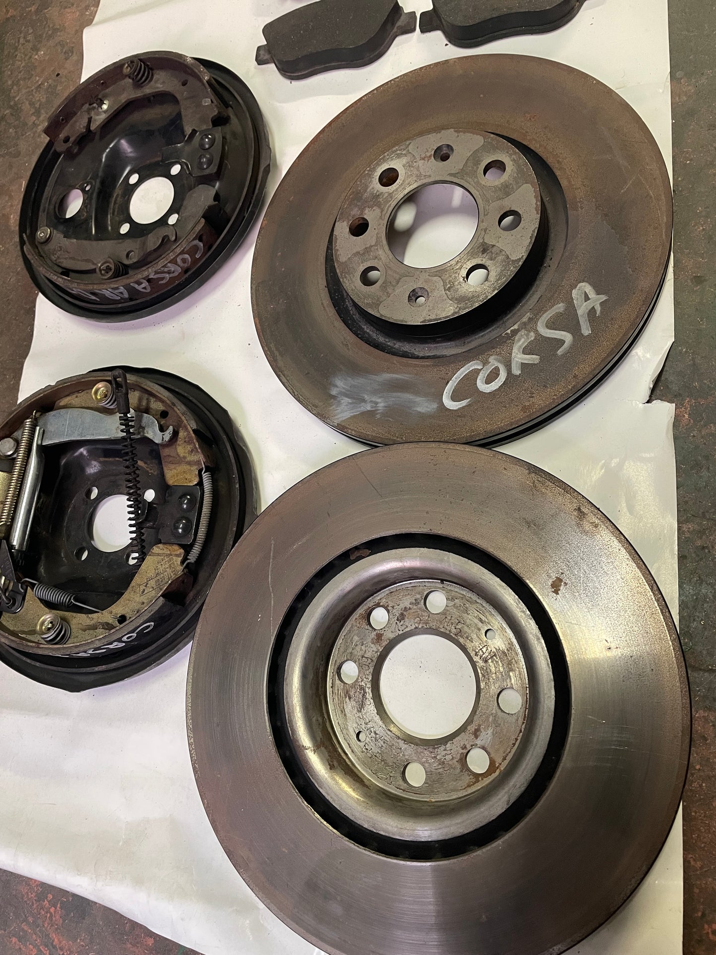 Jeu disque / frein / plaquettes pour OPEL CORSA
