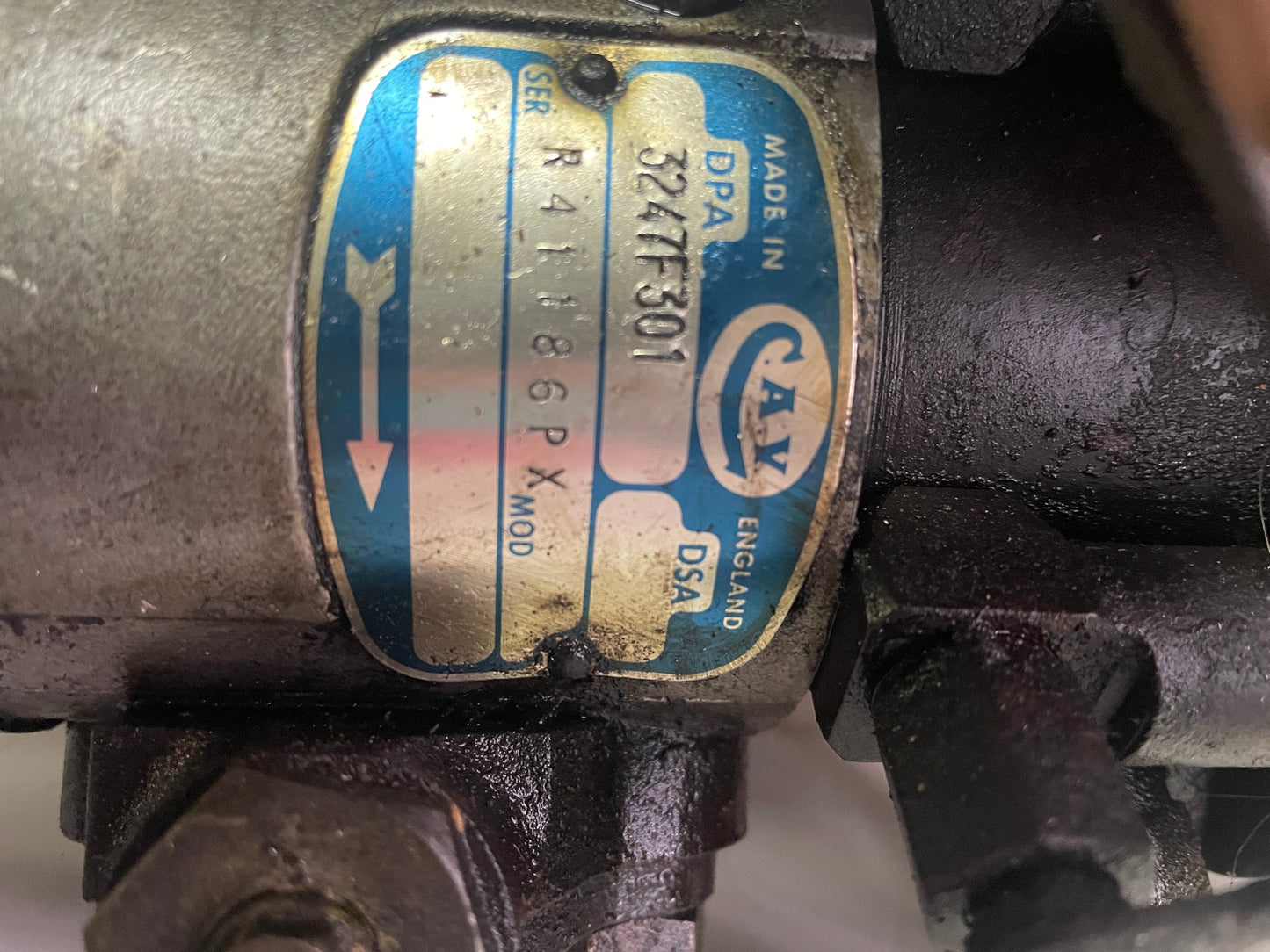 Pompe à injection CAV DPA3247F301