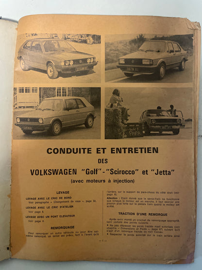 Revue technique VOLLSWAGEN GTI et GLI