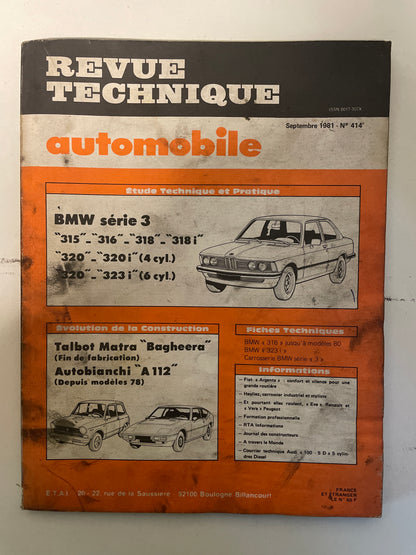 Revue technique BMW Serie 3