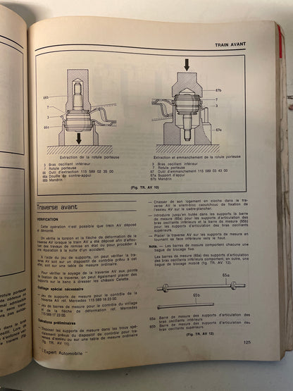 Revue technique MERCEDES BENZ 220D