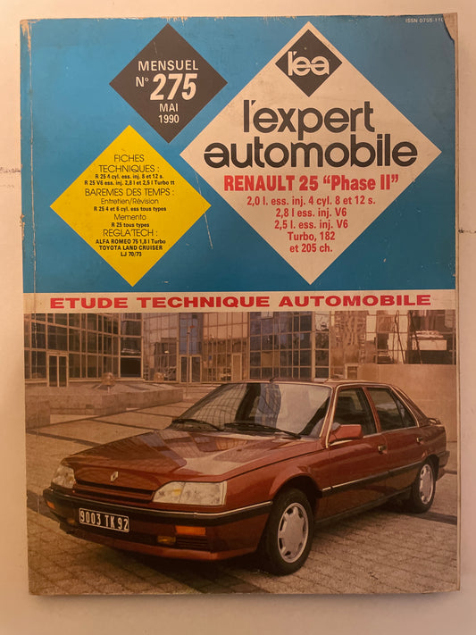 Revue technique RENAULT 25 phase 2
