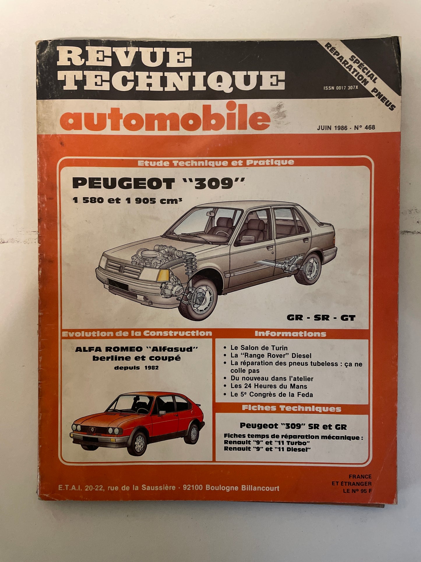 Revue technique PEUGEOT 309