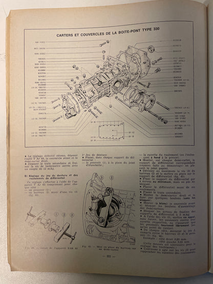 Revue technique RENAULT Dauphine et Floride