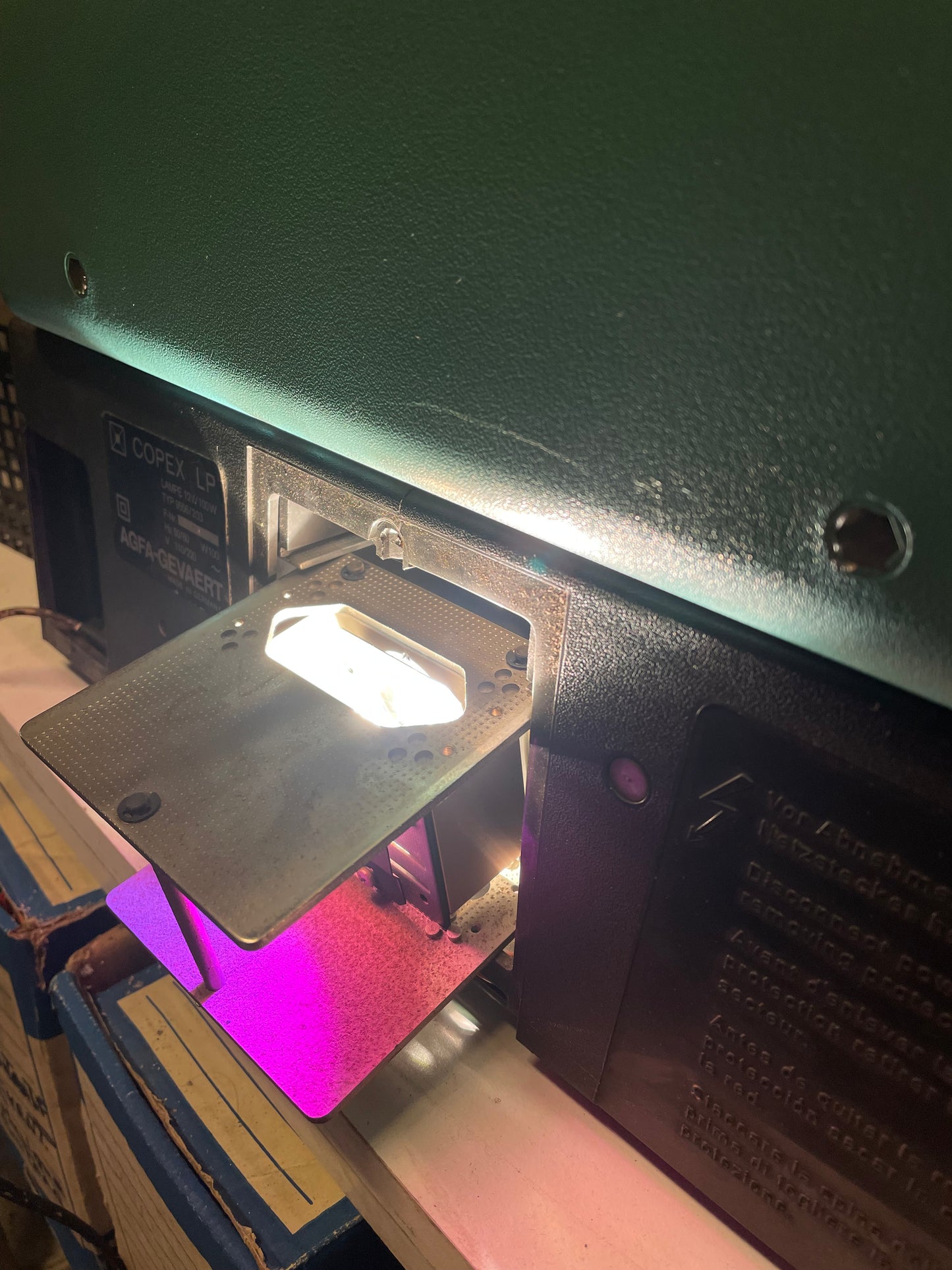 Lecteur micro fiches (avec micro fiches)