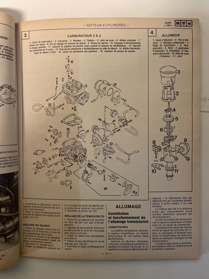 Revue technique AUDI 100 depuis 1983