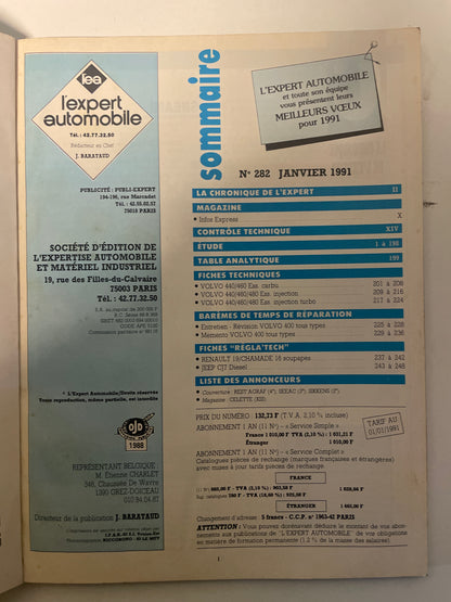 Revue technique VOLVO 440 460 480