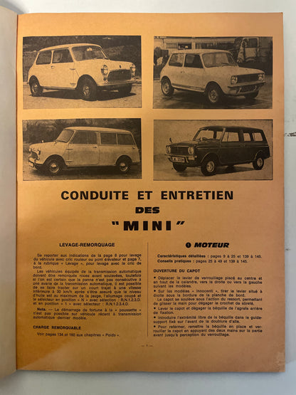 Revue technique BRITISH LEYLAND Mini et Innocenti