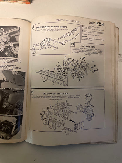 Revue technique PEUGEOT 205 GTI et 205 CTI