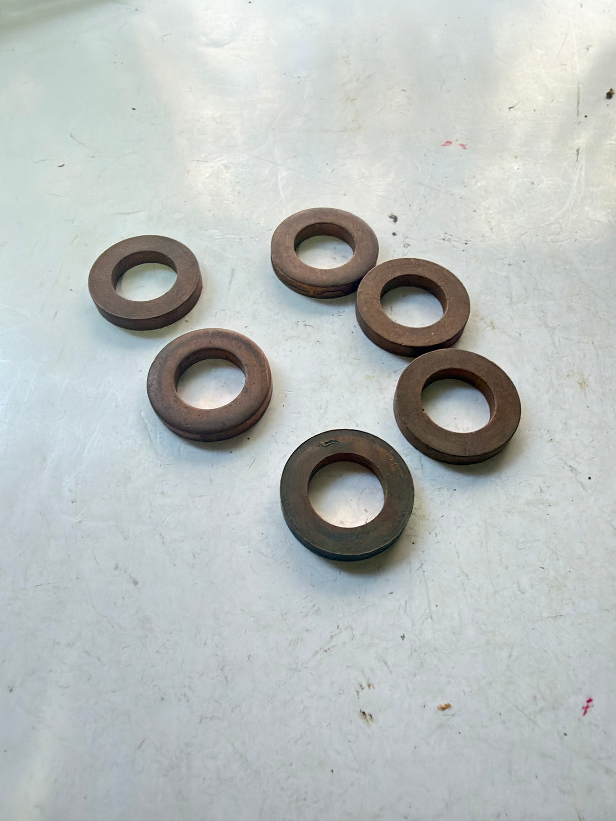Lot 6 Joint cuivre 24,8 x 14,1 x 4 mm