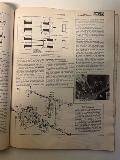 Revue technique TALBOT Sofara et 1510