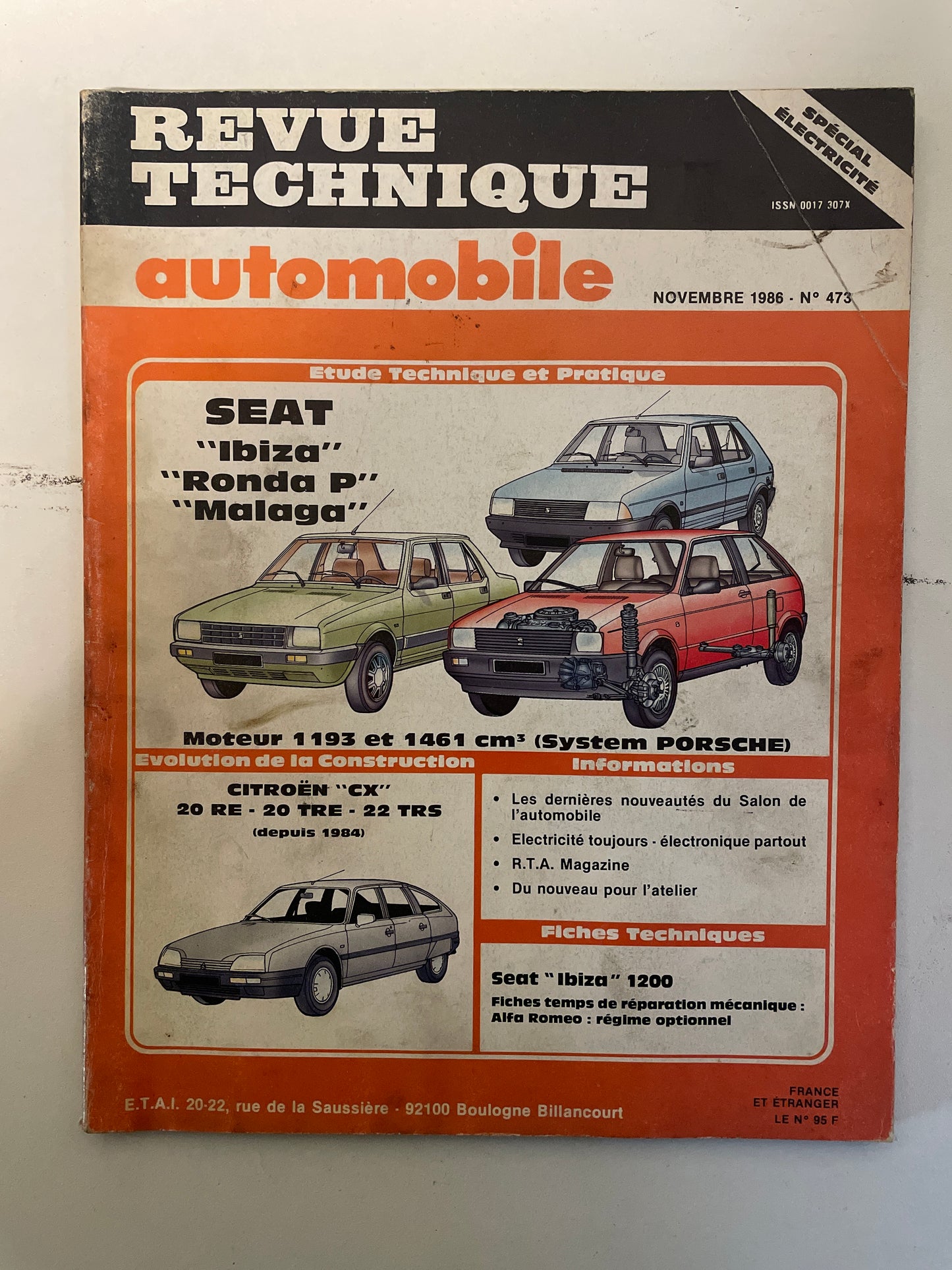 Revue technique SEAT Ibiza Ronda P Malaga