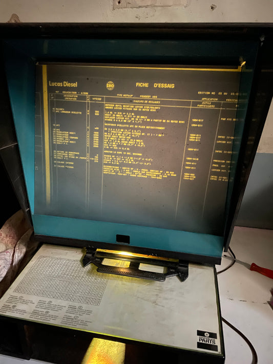 Lecteur micro fiches (avec micro fiches)