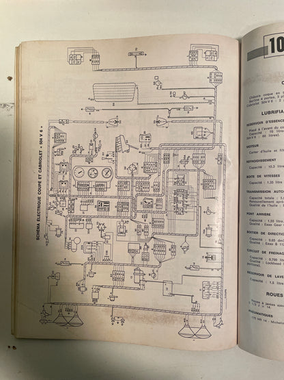 Revue technique PEUGEOT 604 V6 et 504 V6