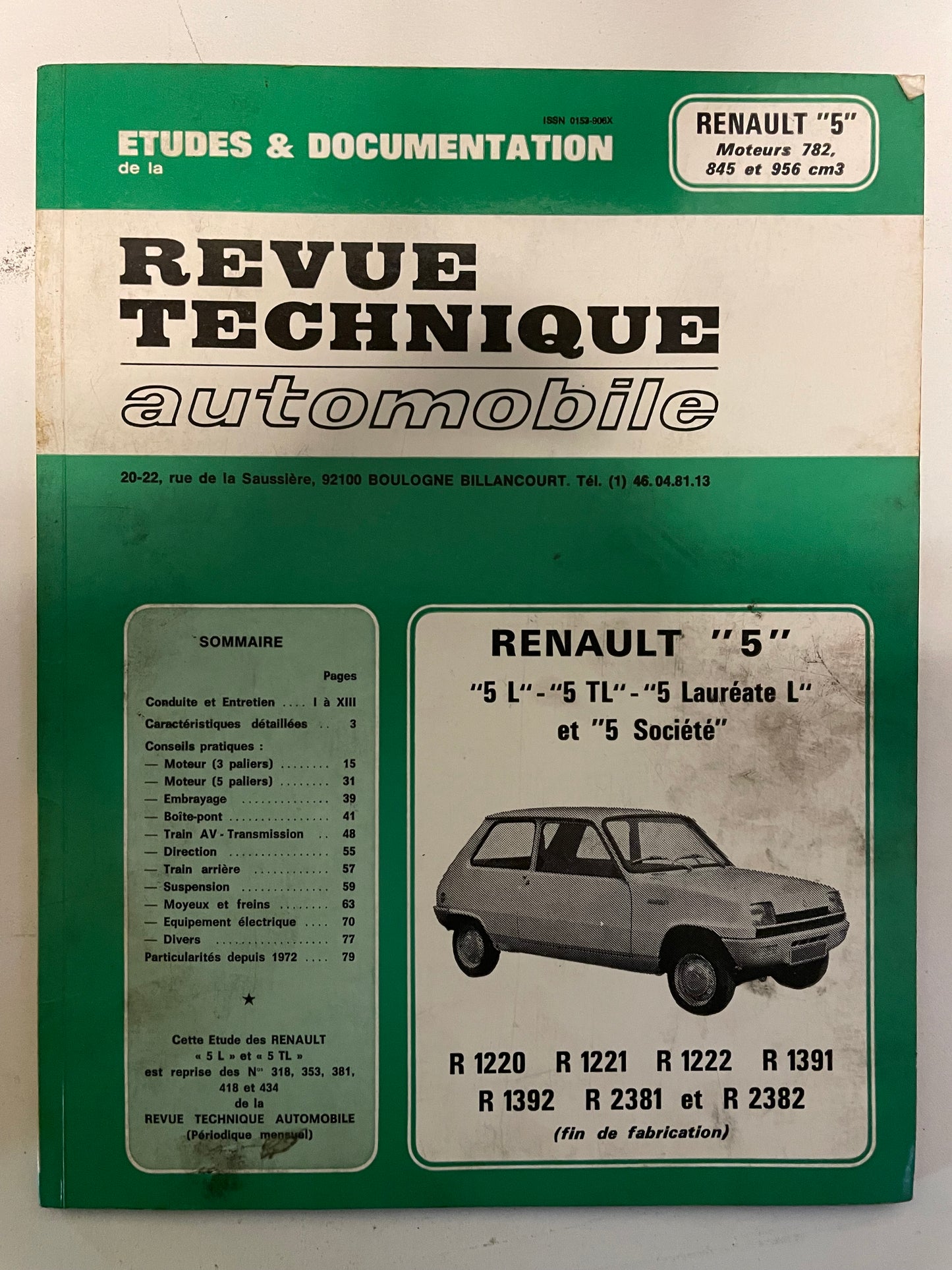 Revue technique RENAULT 5