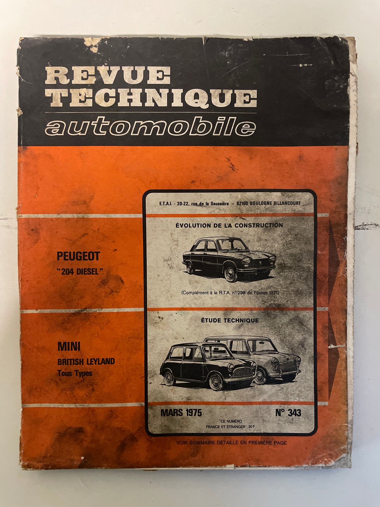 Revue technique MINI BRITISH LEYLAND tous types