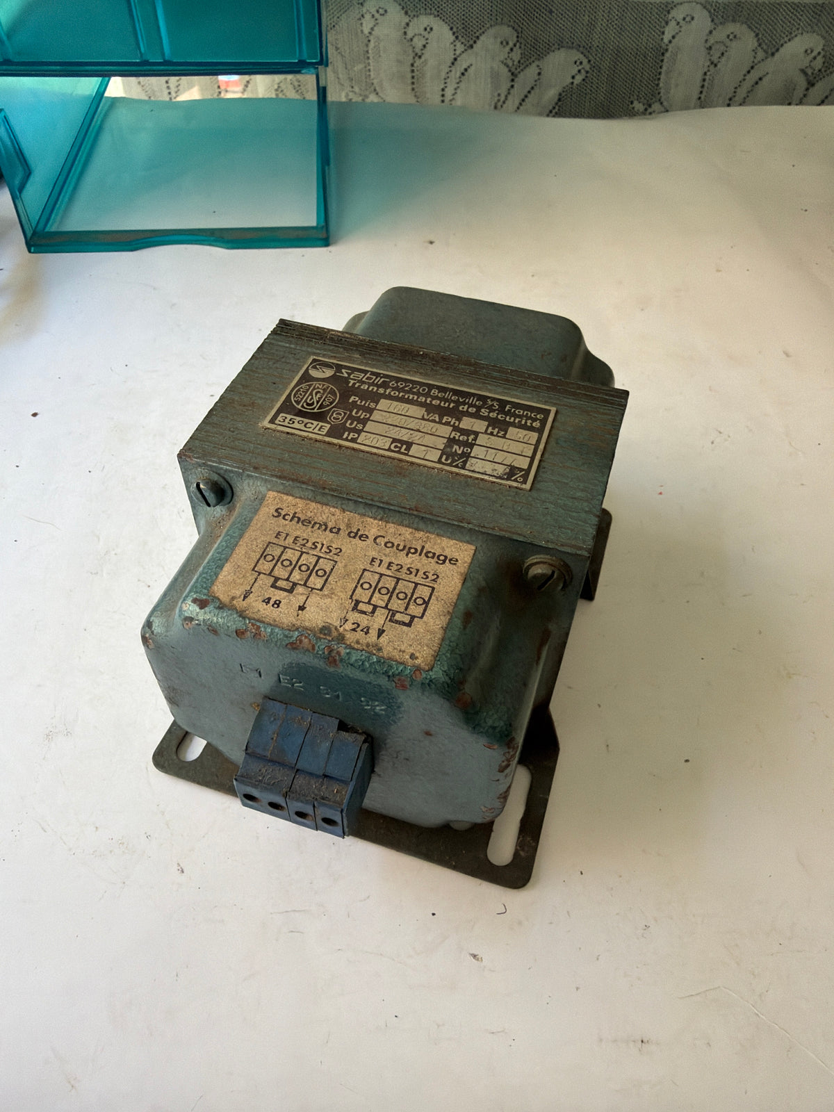 Transformateur de sécurité SABIR 160W 50HZ  220-380v