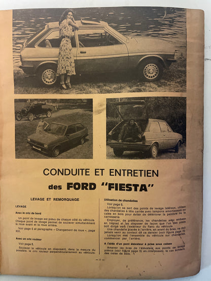 Revue technique FORD FIESTA et XR2