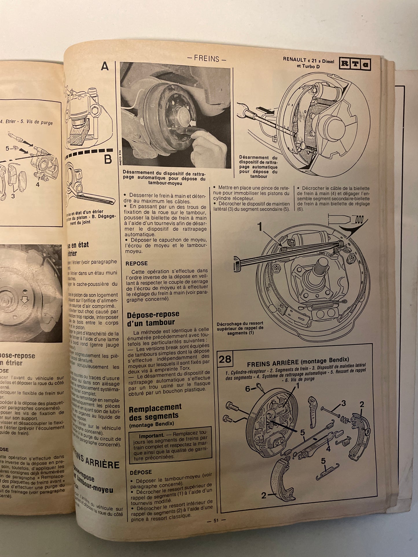 Revue technique RENAULT 21 et Nevada diesel turbo D