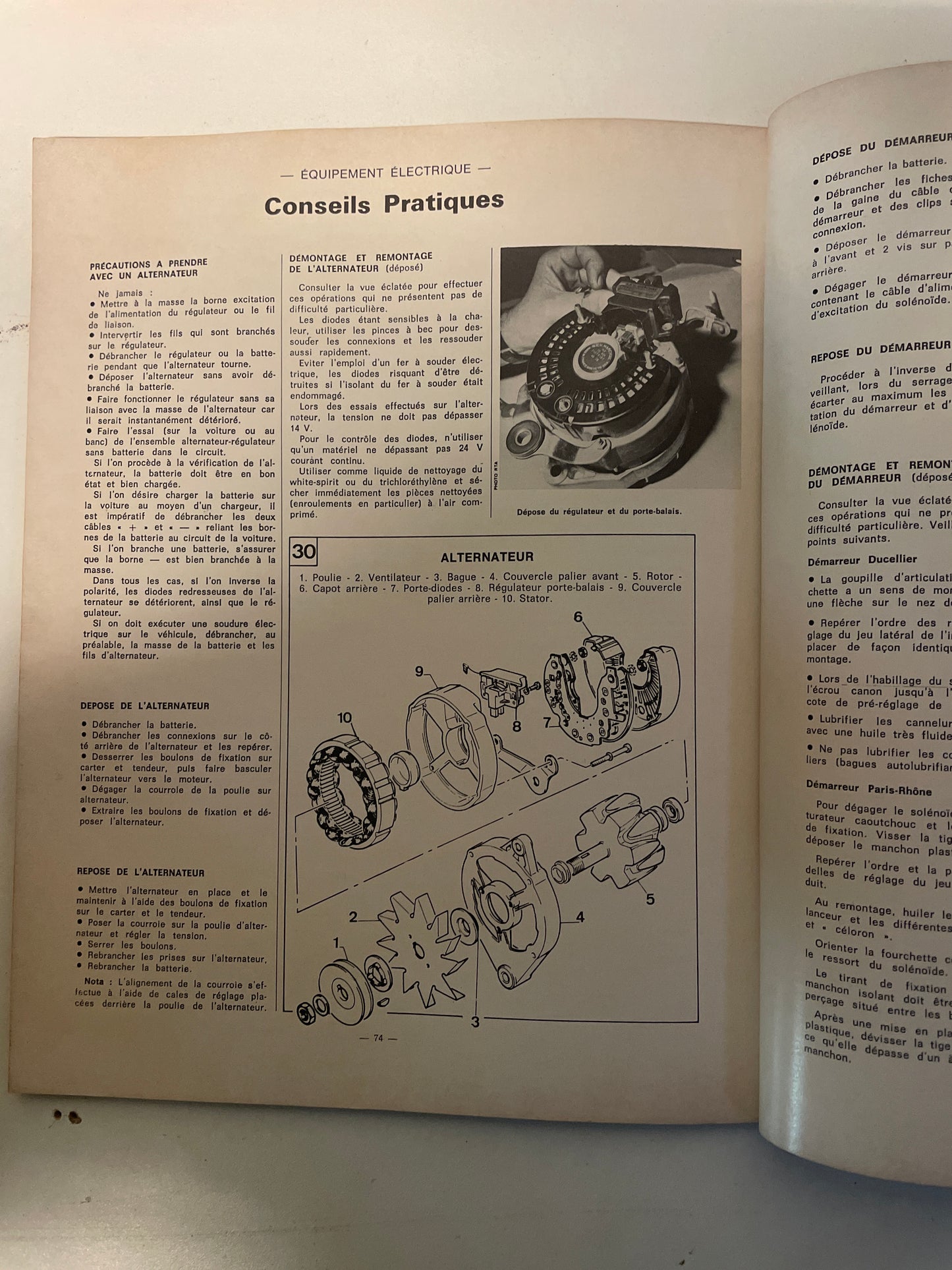Revue technique CITROEN CX Athena et CX Reflet