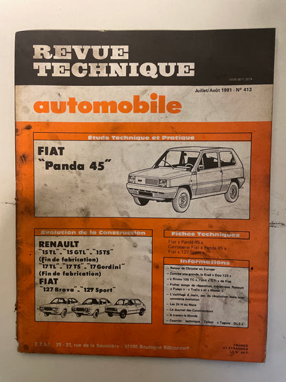 Revue technique FIAT PANDA 45