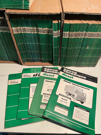 Lot de 120 revue technique DIESEL (29 à 149)